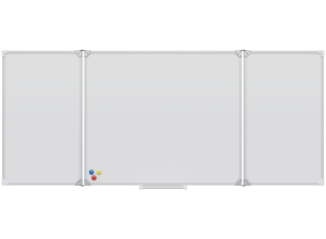Доска маркерная 200×85 см магнитная 3-элементная